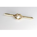 brosa edwardiana. aur, diamante & perla naturala. cca 1910